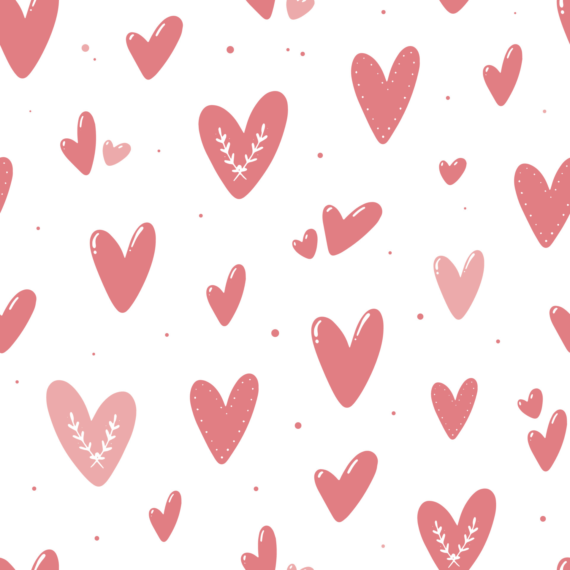 Seamless Pattern with Heart and Word Love Romantic Background for  Valentines Day Design Cards Social Media Templates Covers Wrapping Paper  9275385 Vector Art at Vecteezy