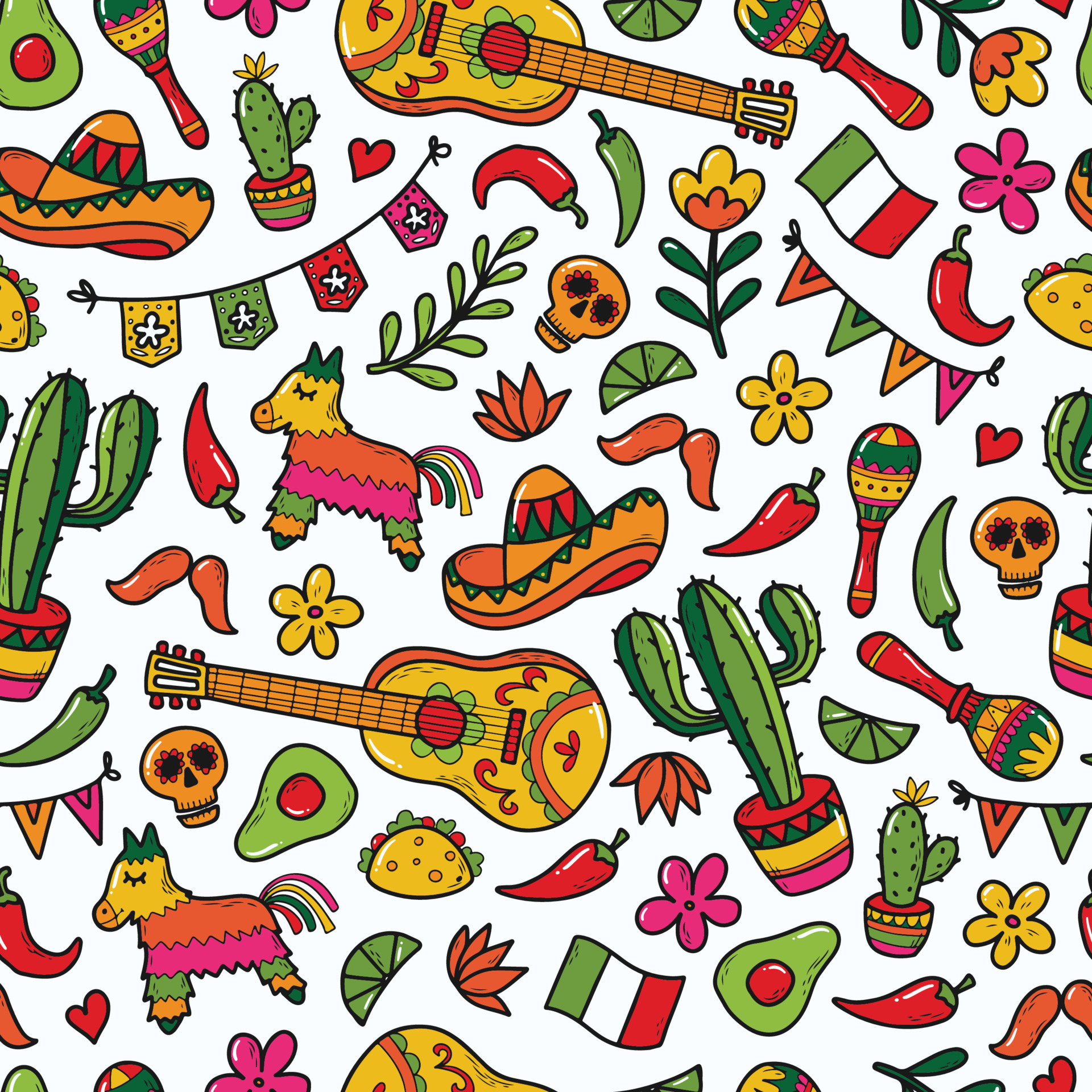 cinco-de-mayo-seamless-pattern-with-mexican-hand-drawn-doodles-for