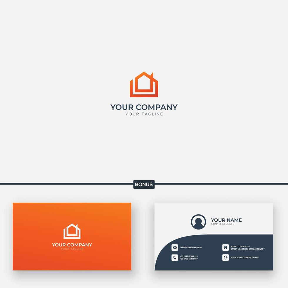 unity home logo simple and modern vector