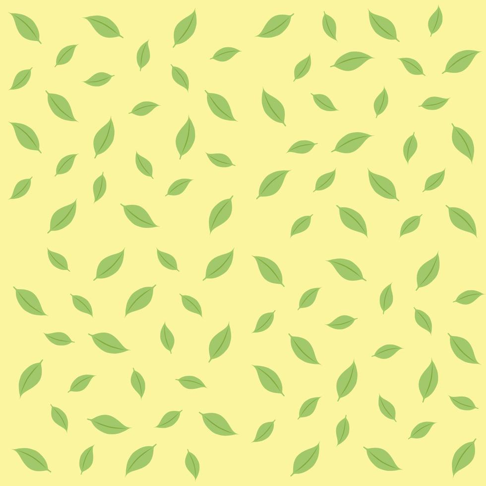 seamless background pattern with leaves vector
