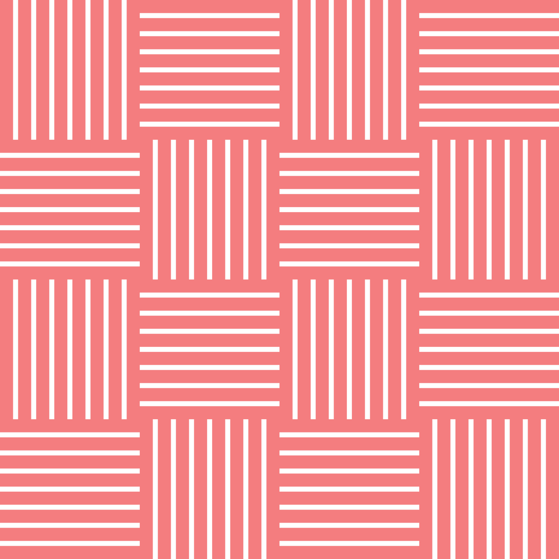 Striped-pattern, red, white, simple, minimal, minimalist, lined-pattern,  stripe, modern, trendy, basic, digital, pattern, abstract, lines, line,  line-art, jewel-color, Tote Bag by PrintedDreams