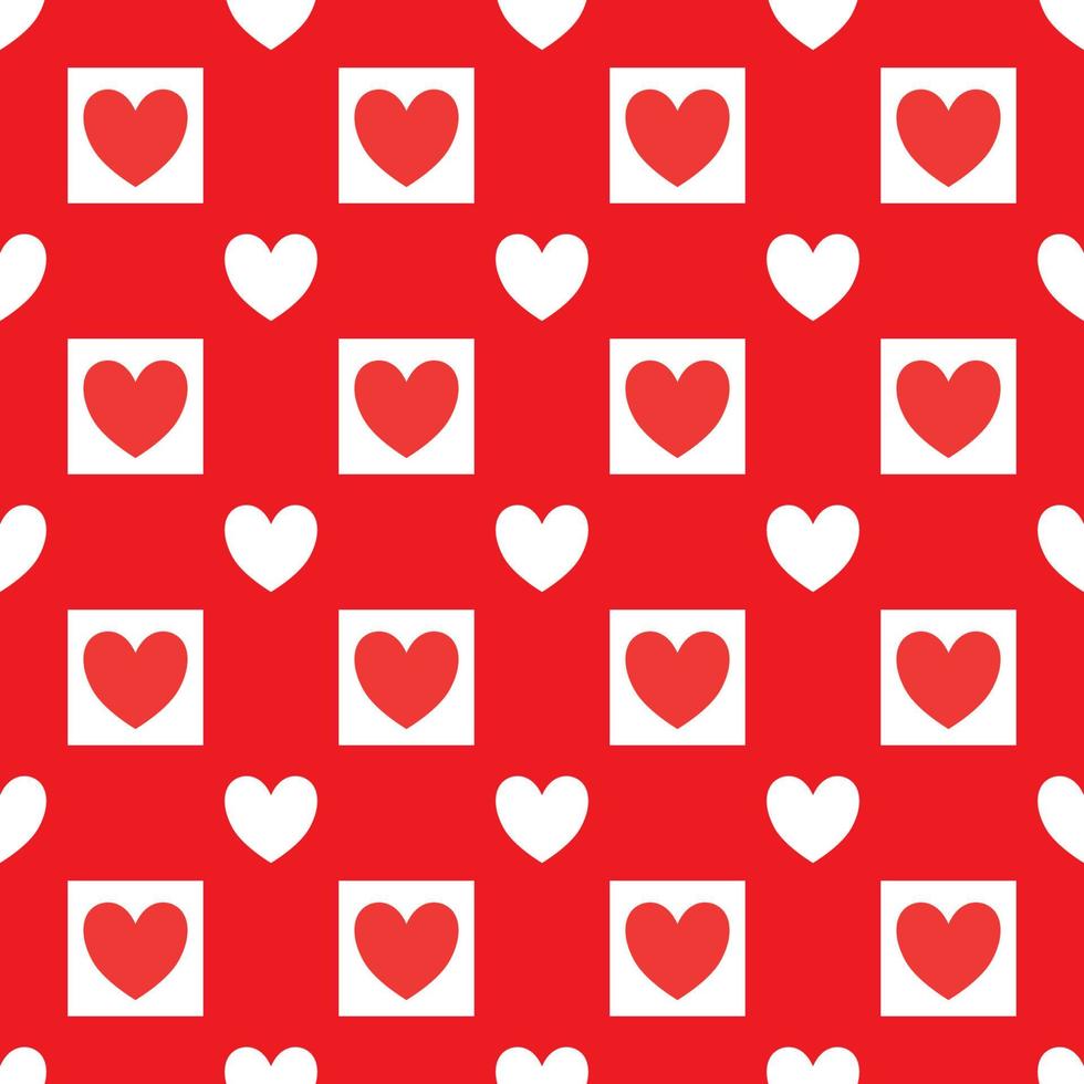 seamless pattern for Valentine's Day with heart pattern seamless vector