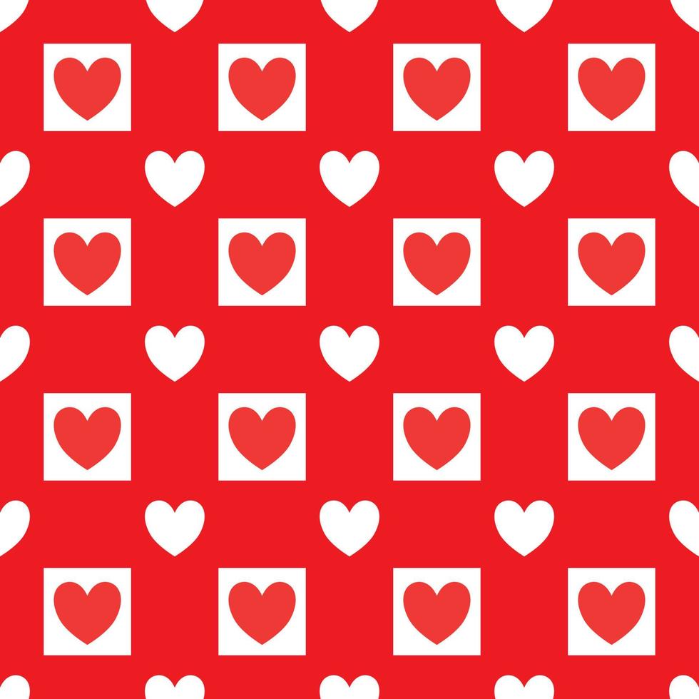 seamless pattern for Valentine's Day with heart pattern seamless vector