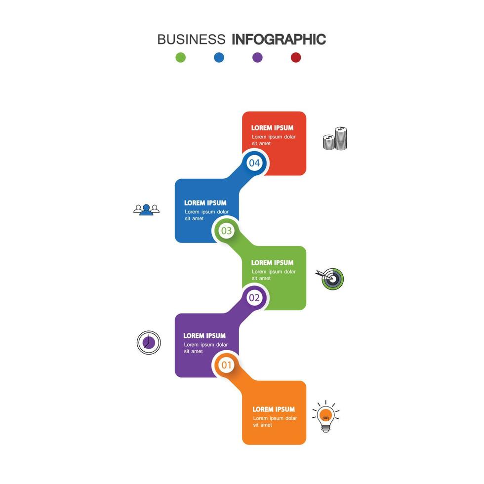 Vector infographic template for diagrams, graphs, presentations, charts, business concepts.