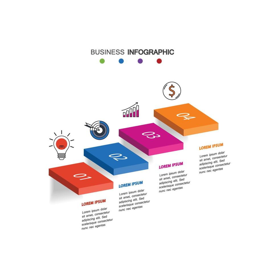 Vector infographic template for diagrams, graphs, presentations, charts, business concepts.