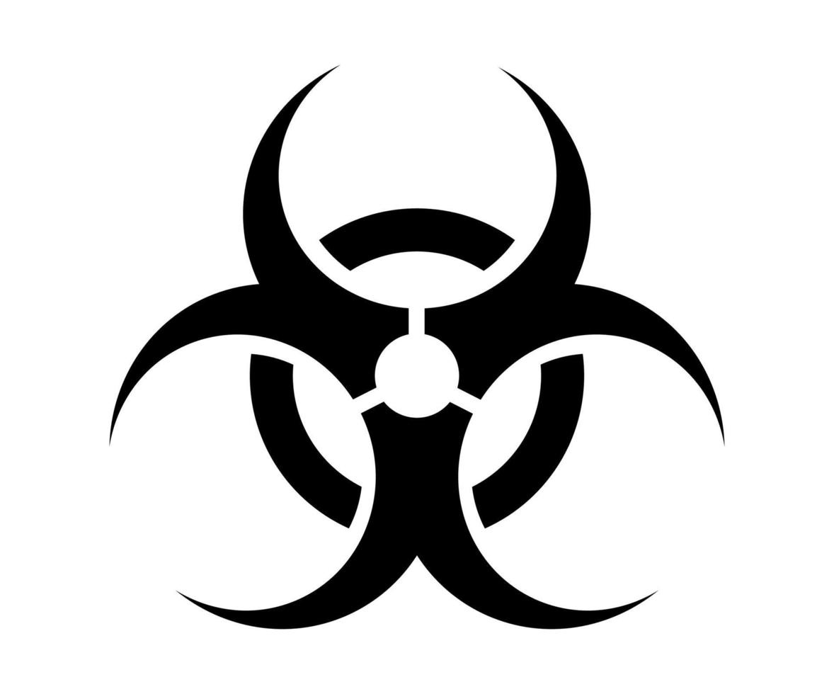 The biohazard icon. Biohazard symbol. vector