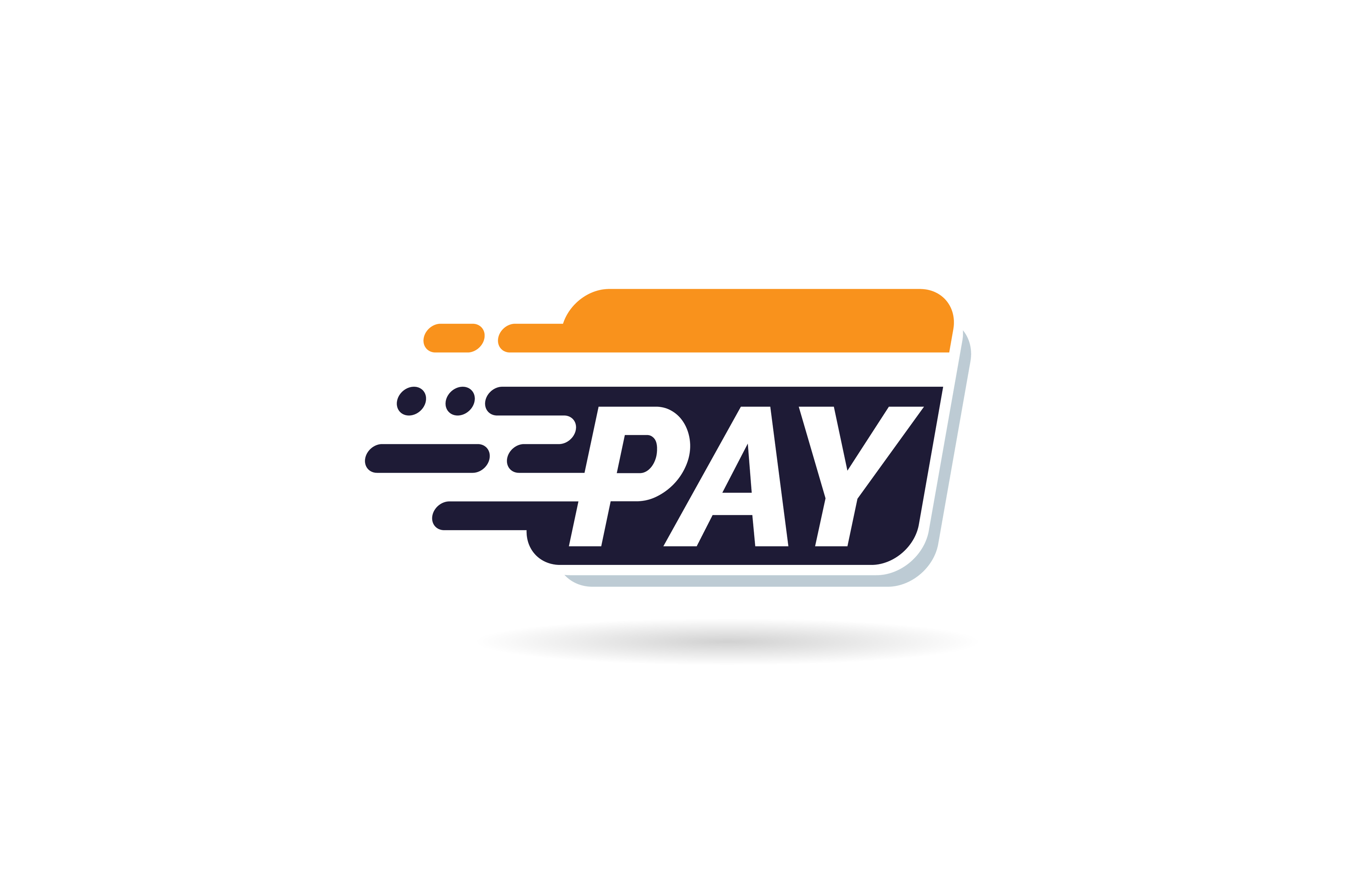 Digital wallet logo design template with pixel effect. Logo concept of