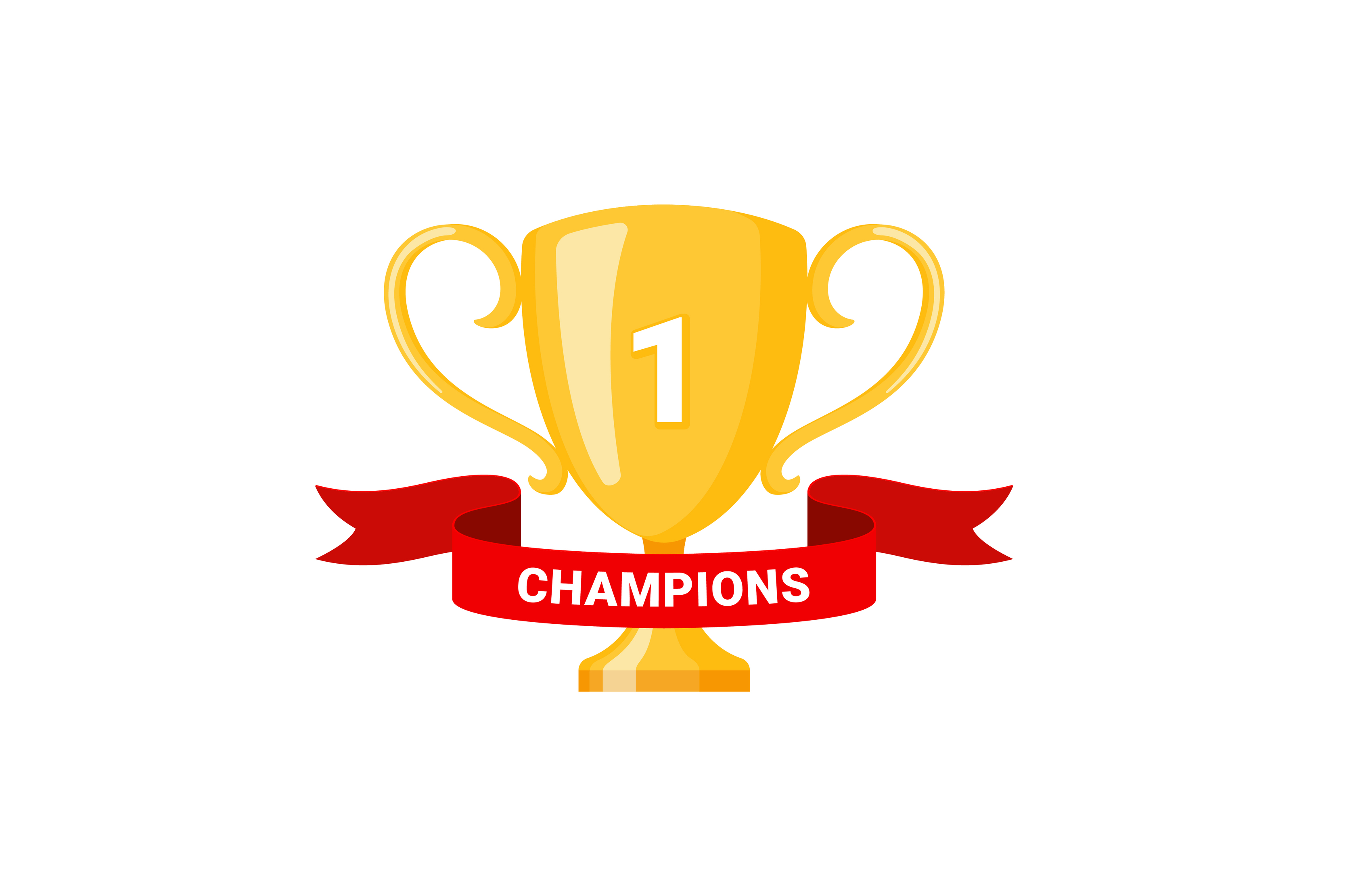 Best Champions Cup Trophy Vector Design Champion Cup Winner Trophy