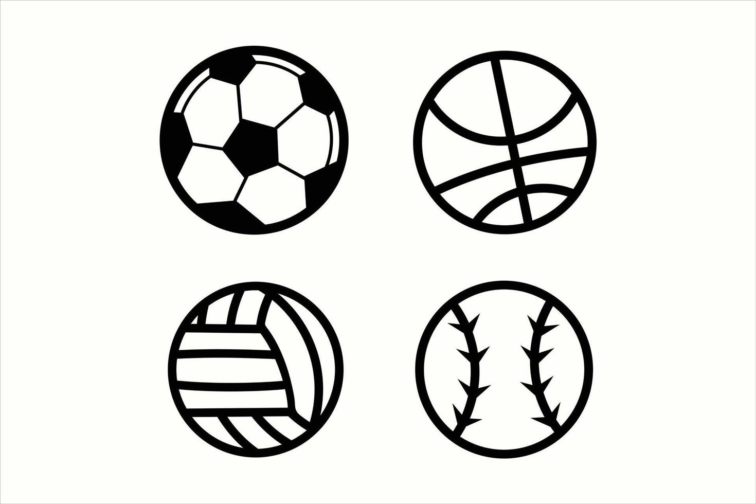 vector logo ball collection