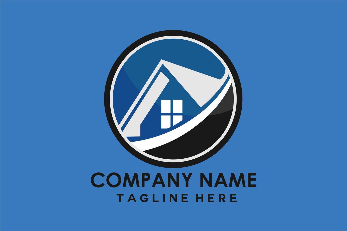 roof house logo vector