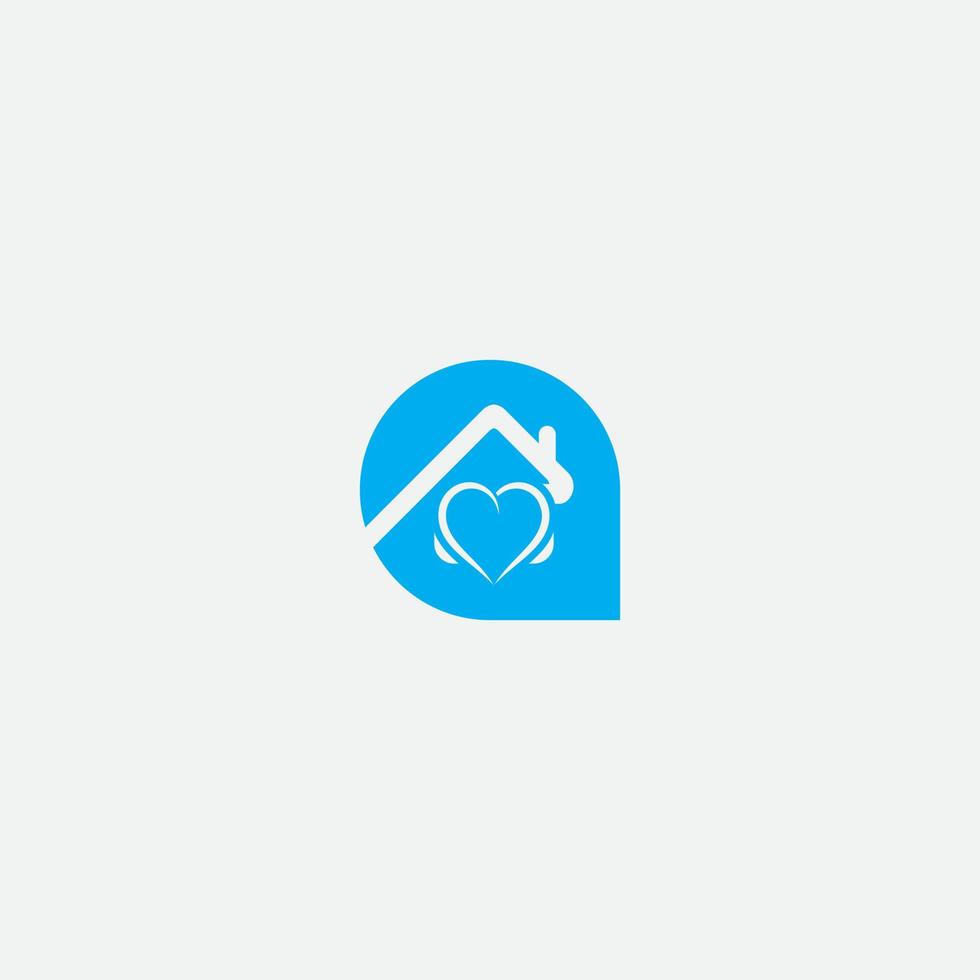 home icon square vector logo