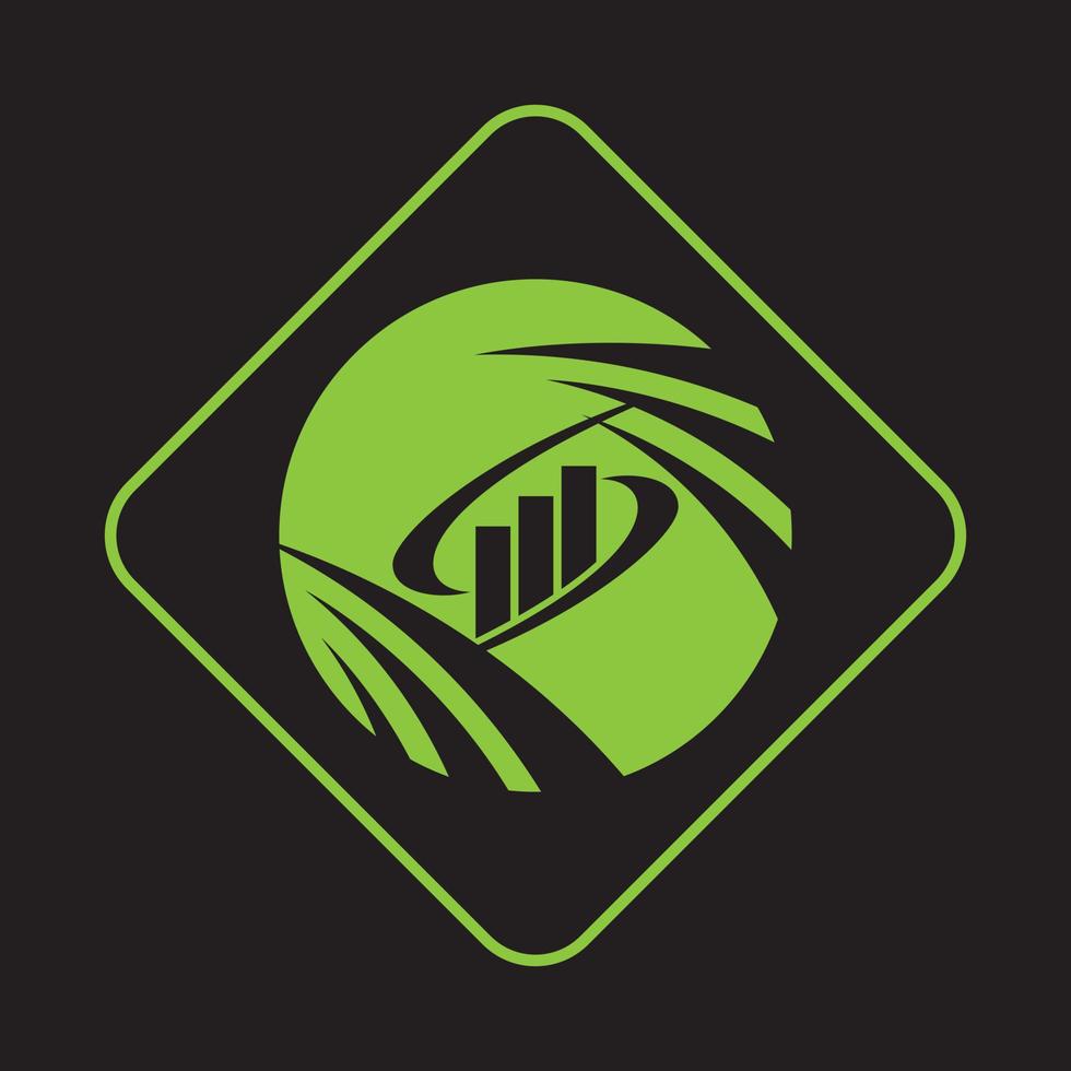 Creative vector financial logo suitable for financial and financial insurance companies