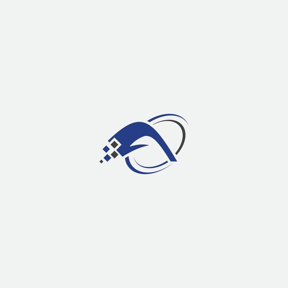 Collection of logos. Technology, biotechnology, high tech, fintech icons and symbols vector