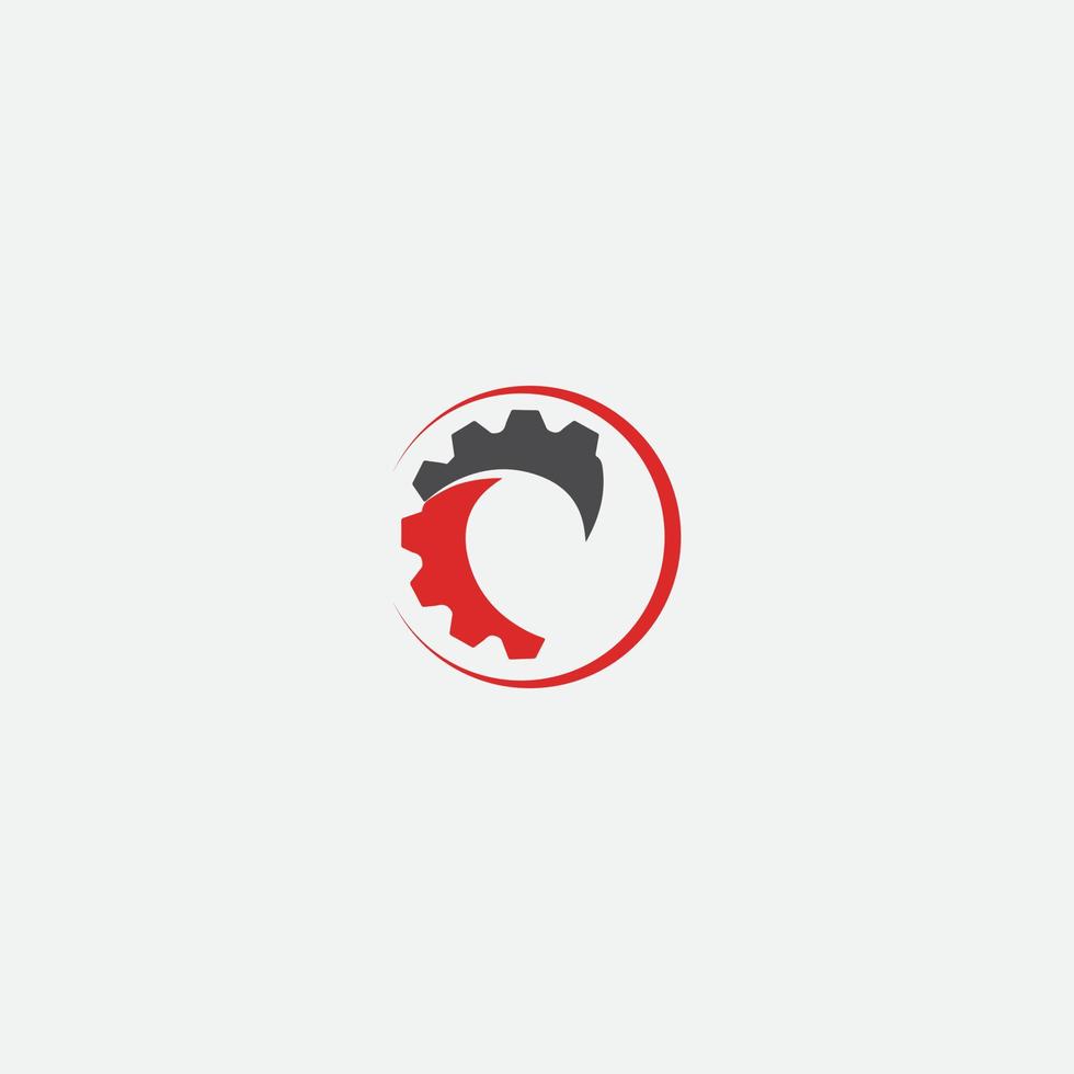 GEAR logo design template vector