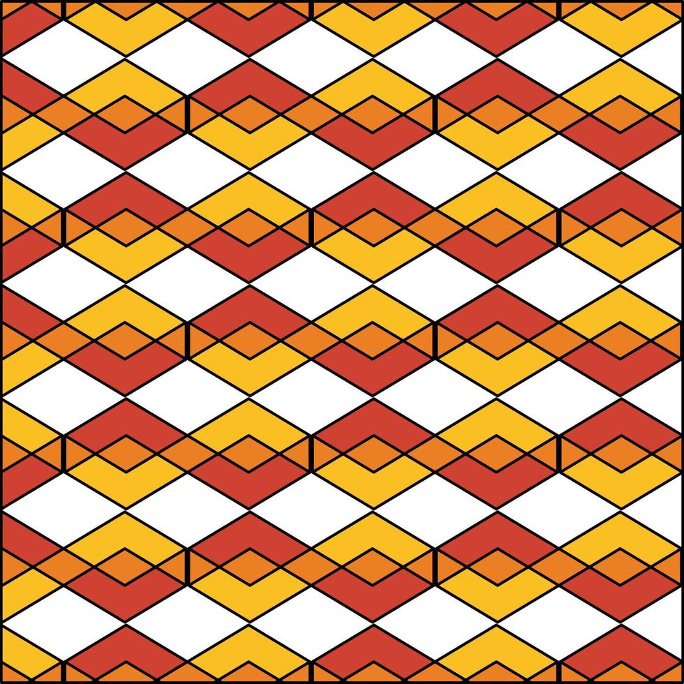 colorful zigzag tile perfect for background or wallpaper vector
