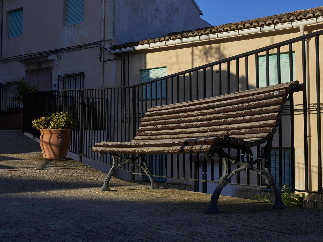 vistas del pueblo de barcheta, españa foto