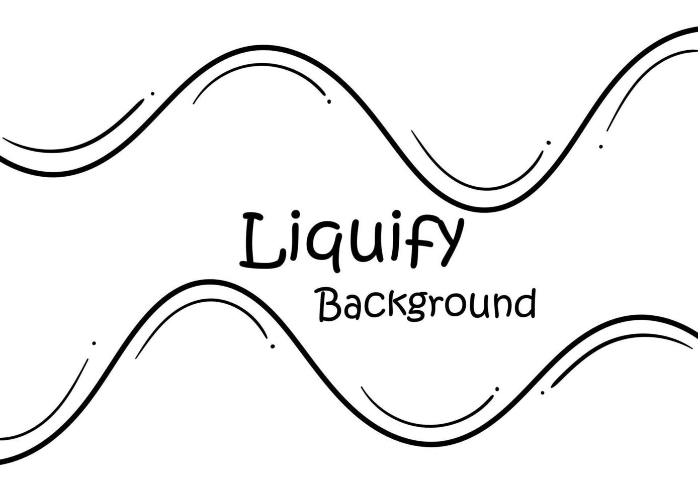 liquify hand drawn background vector