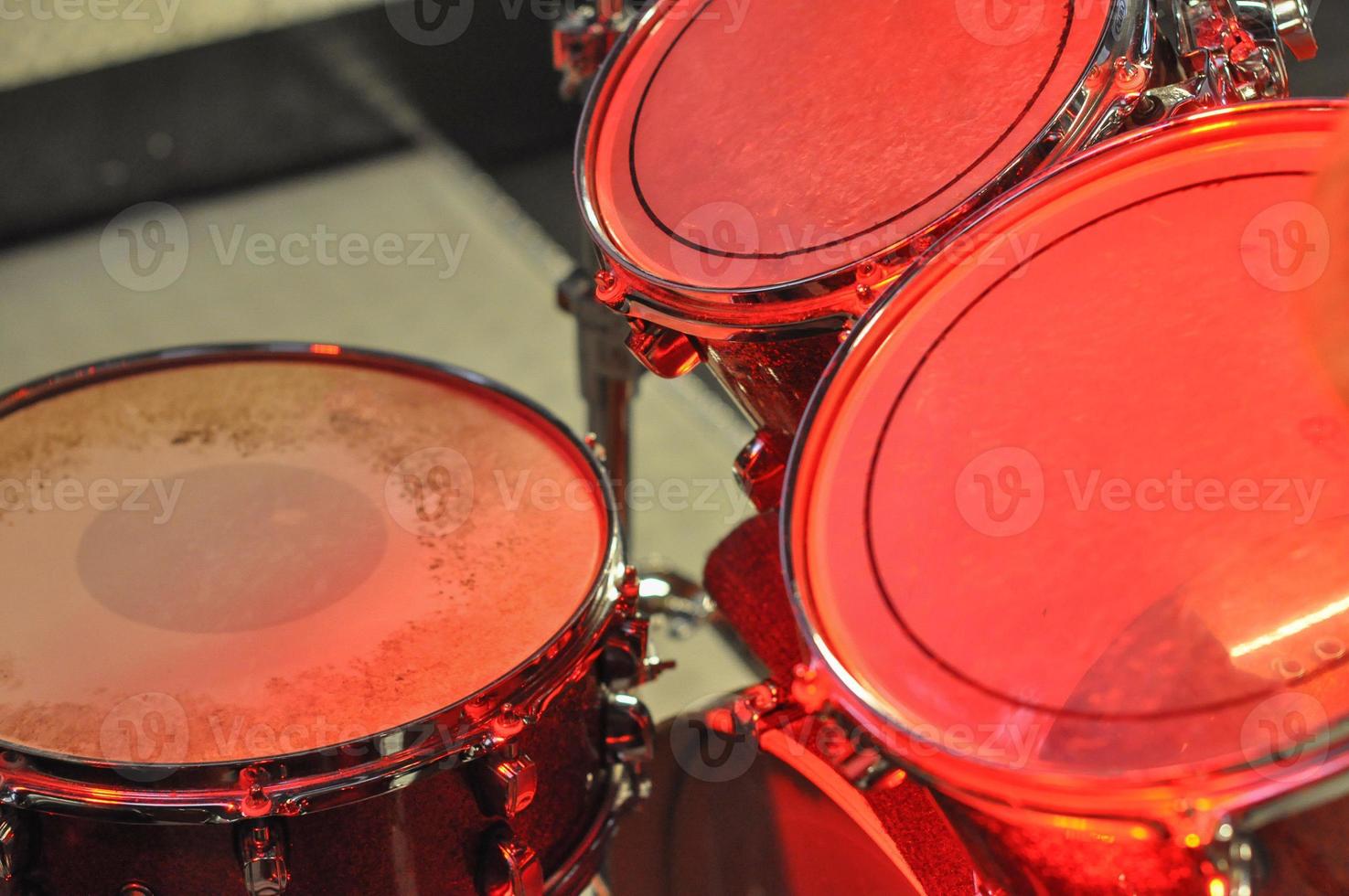 Drum kit detail photo