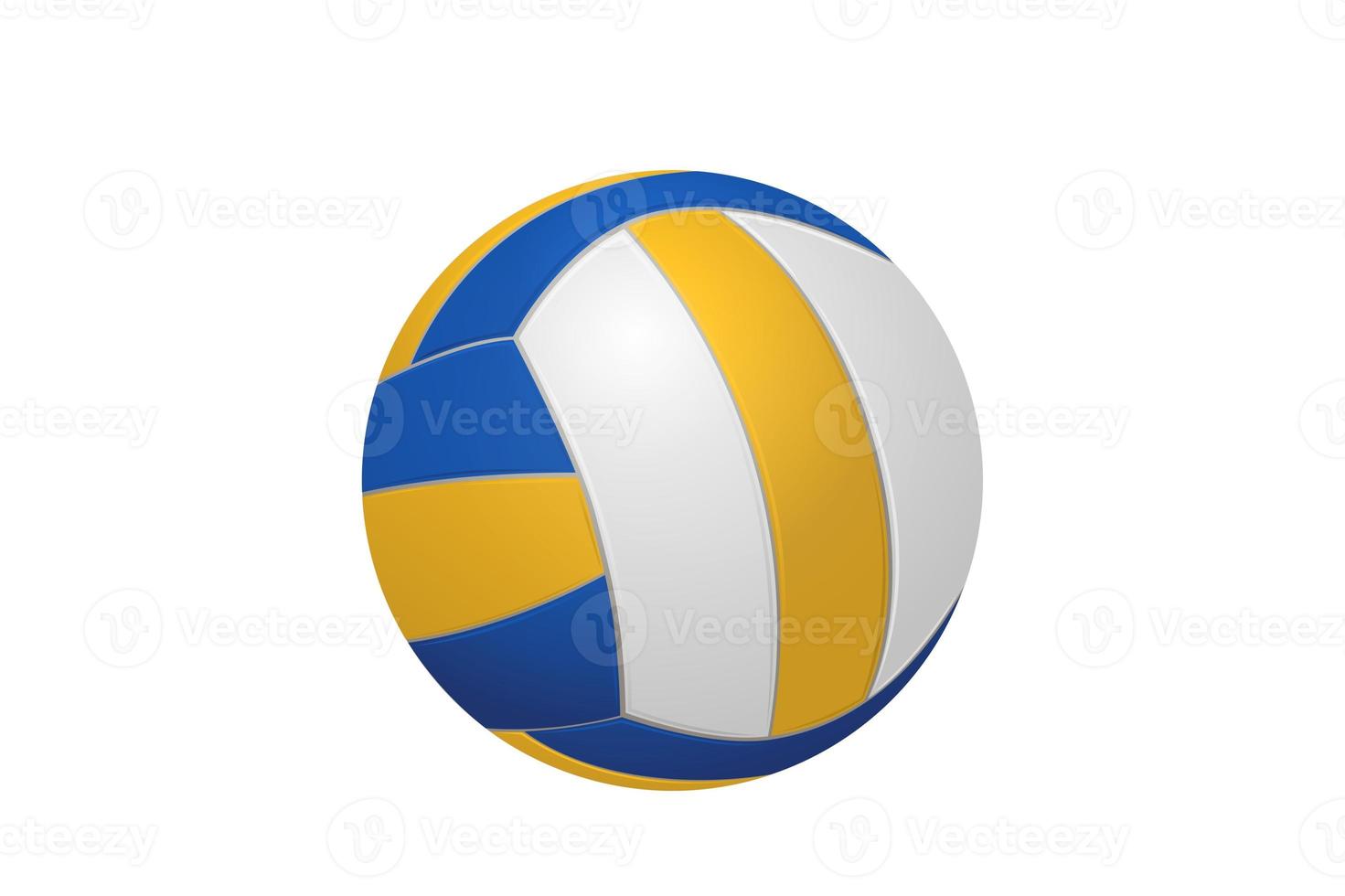 Volleyball ball isolated on white background photo