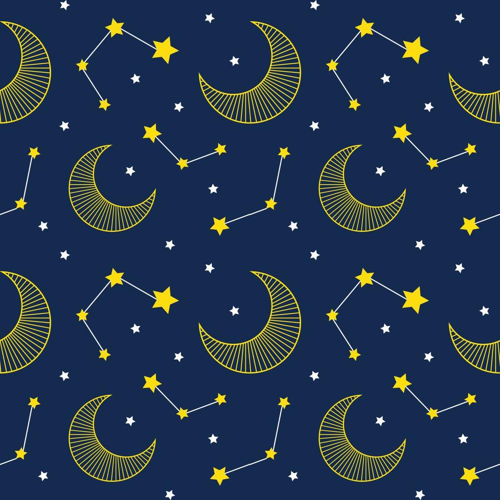 Stars Seamless Pattern vector