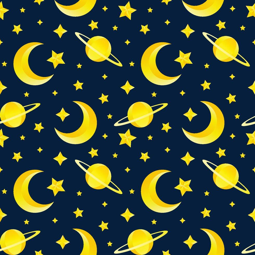 Stars Seamless Pattern vector