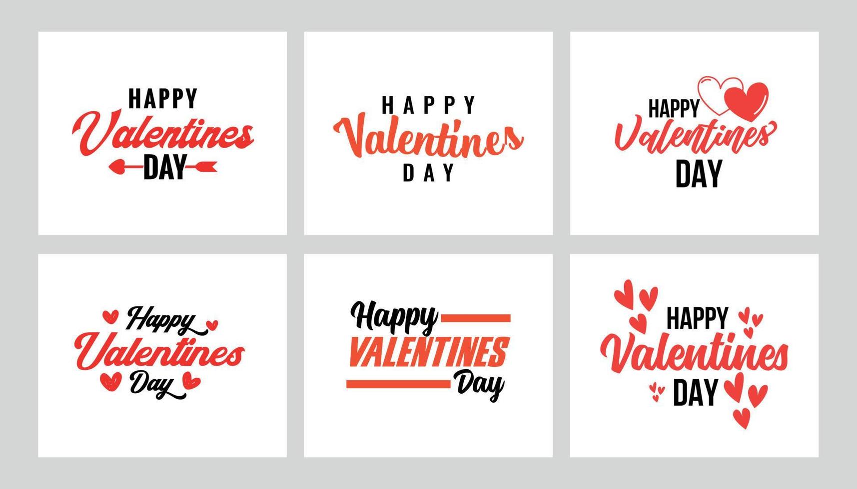 Happy valentine's day background with heart pattern and typography typographic lettering of text. Romantic love wallpaper banner. Quote, phrase and greeting. Vector illustration.