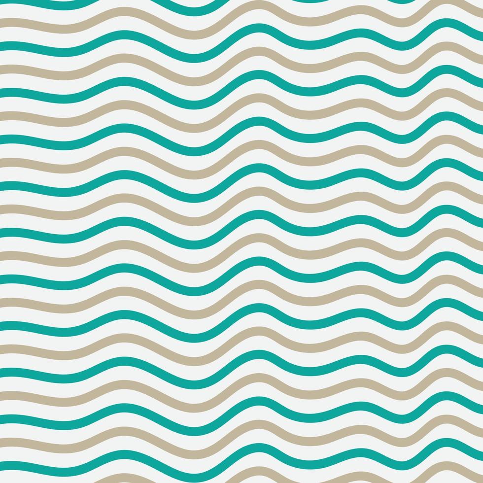 Abstract Wave Pattern with tosca color vector