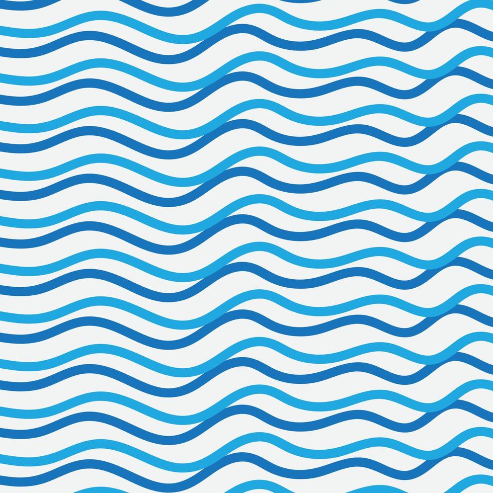 Abstract Wave Pattern with blue color vector