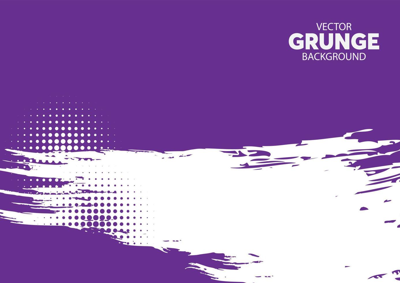 Abstract grunge texture with halftone effect and purple color vector
