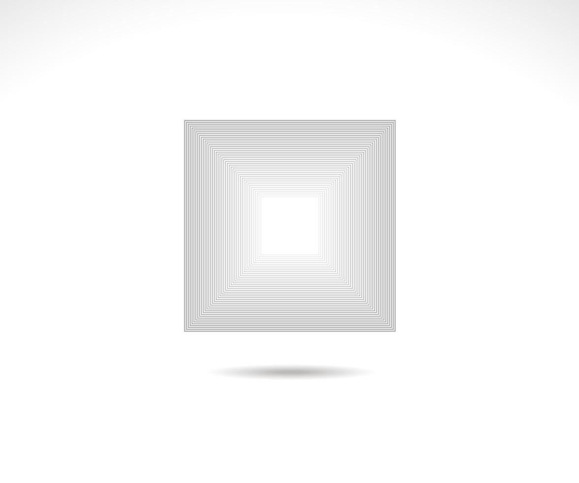 Square frame icon, symbol vector