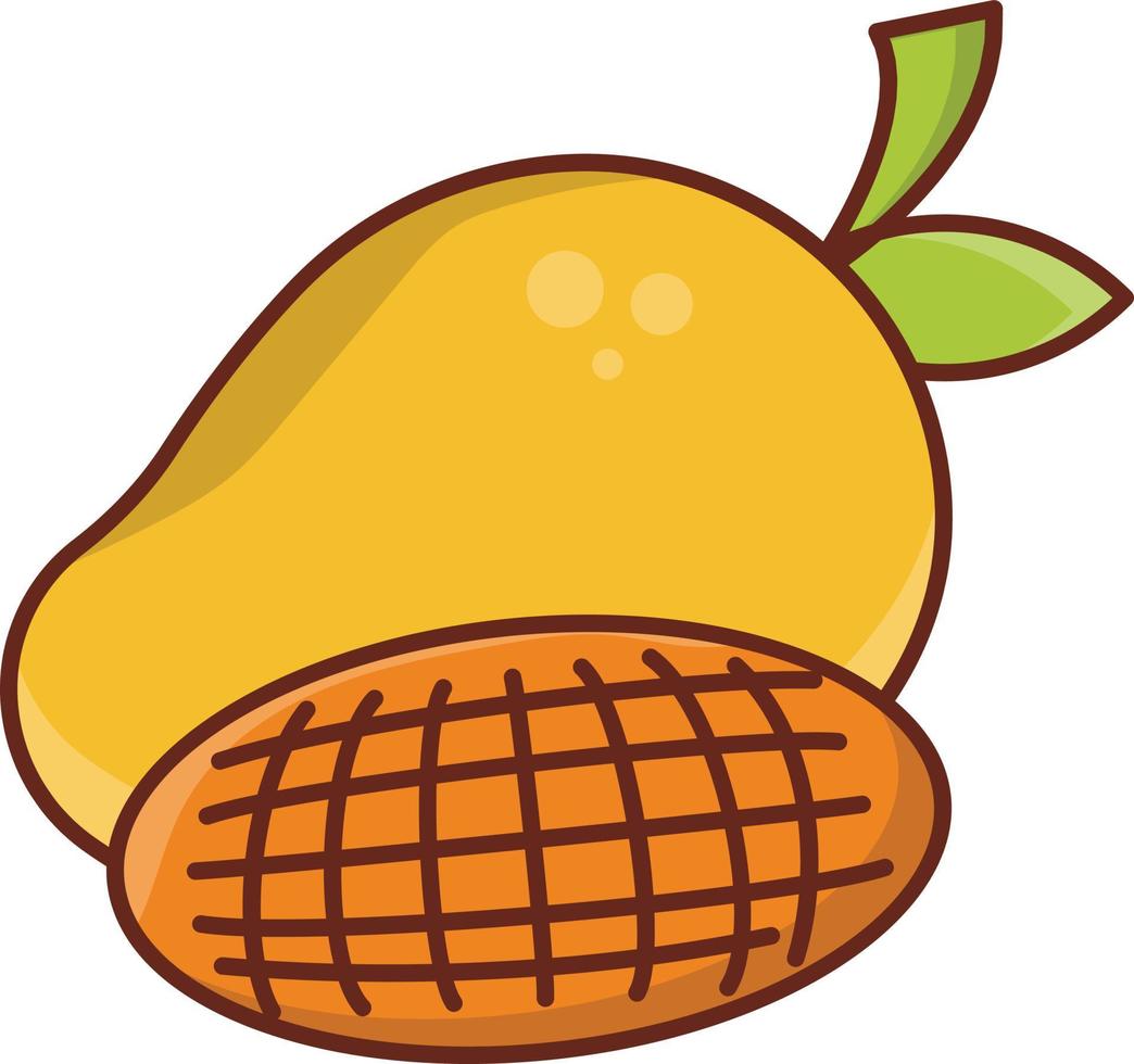 mango Vector illustration on a transparent background. Premium quality symbols. Vector Line Flat color  icon for concept and graphic design.