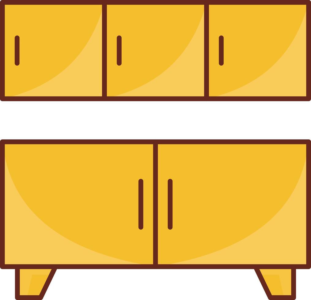 Ilustración de vector de cocina sobre un fondo transparente. símbolos de primera calidad. icono de color plano de línea vectorial para concepto y diseño gráfico.