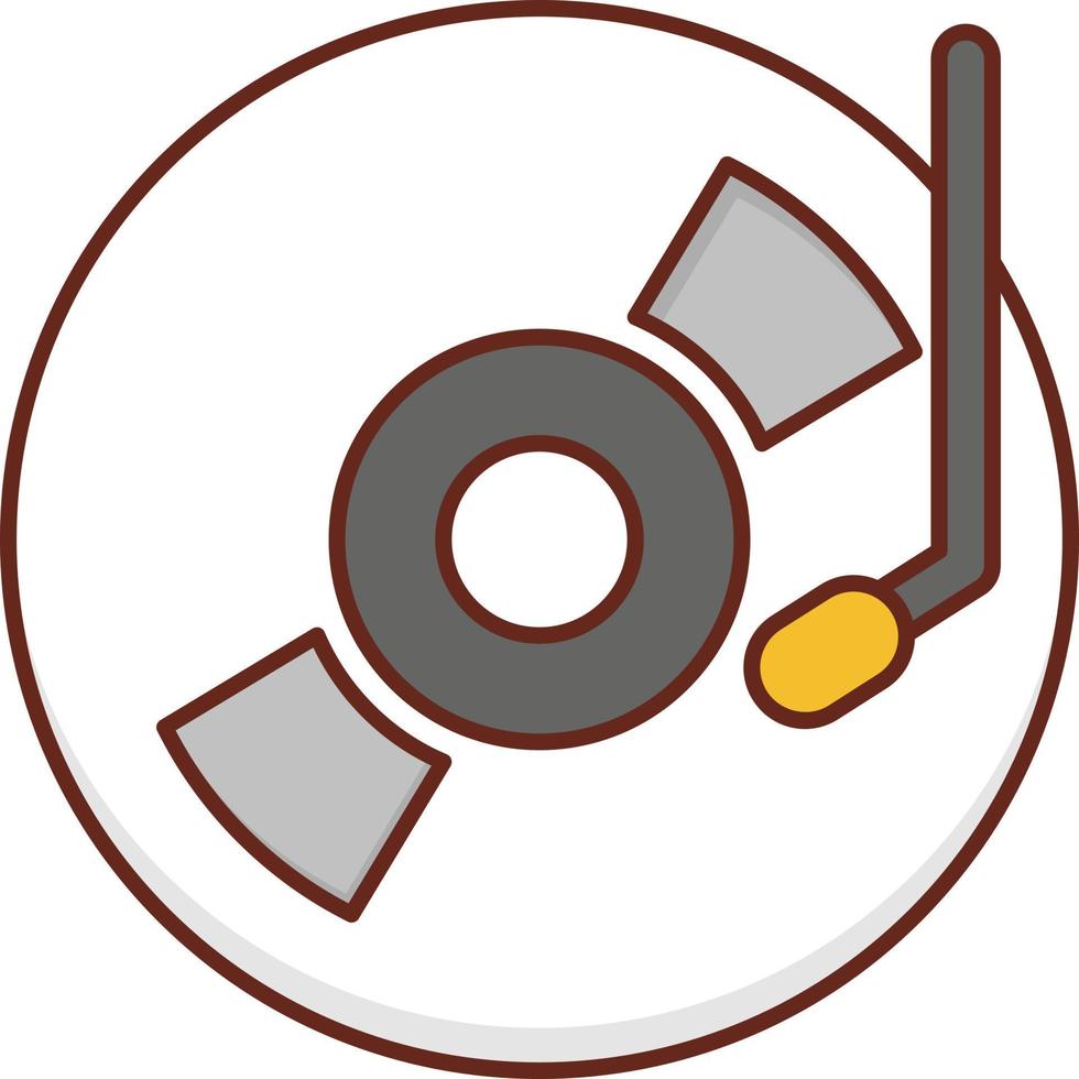 Ilustración de vector de vinilo sobre un fondo transparente. símbolos de primera calidad. icono de color plano de línea vectorial para concepto y diseño gráfico.