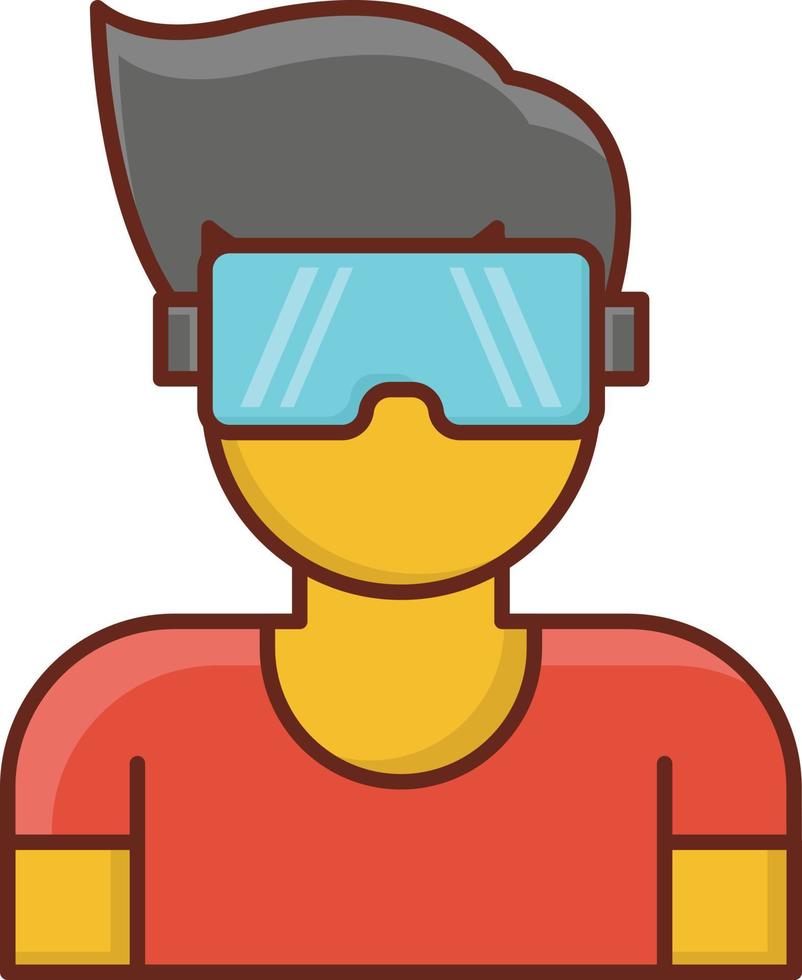 gamer Vector illustration on a transparent background. Premium quality symbols. Vector Line Flat color  icon for concept and graphic design.