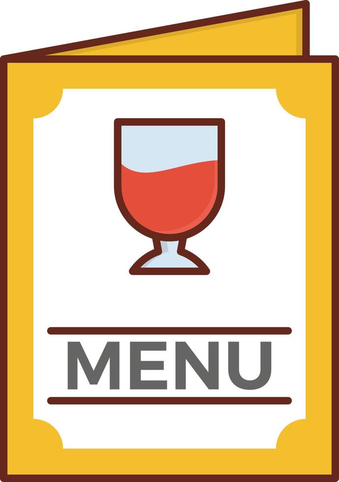 menu Vector illustration on a transparent background. Premium quality symbols. Vector Line Flat color  icon for concept and graphic design.