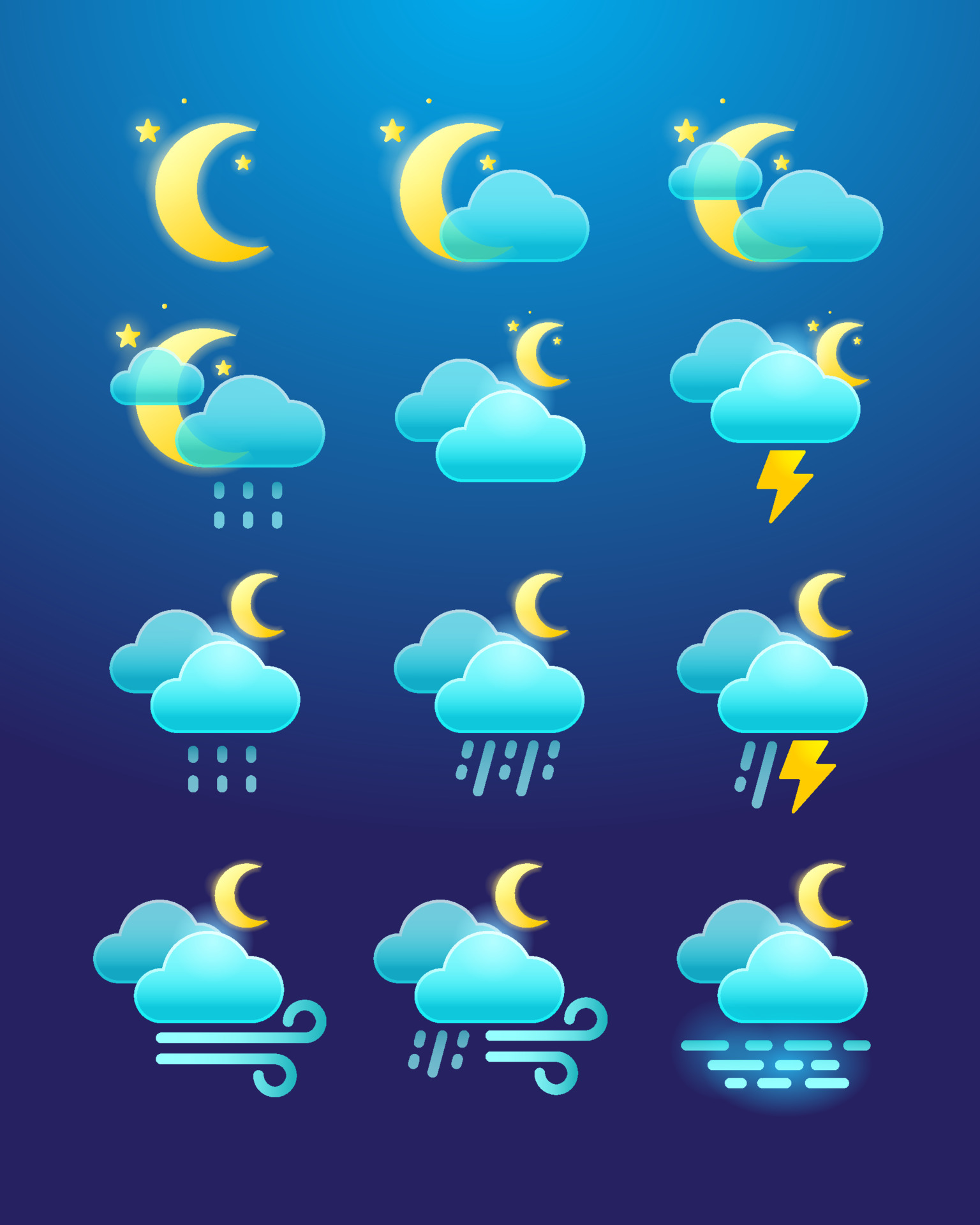 Moon - Free weather icons