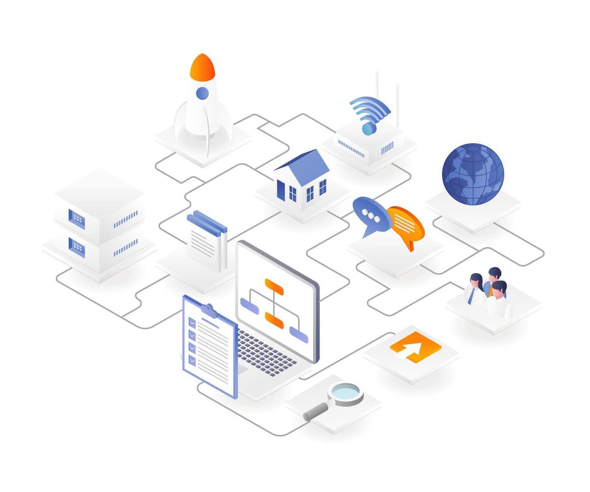 Computer network control system vector
