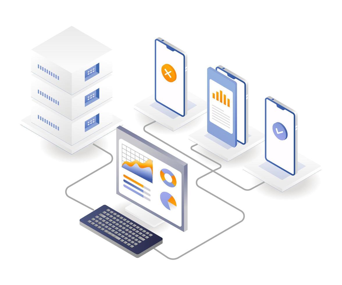 instalar la aplicación de teléfono inteligente actualizada vector