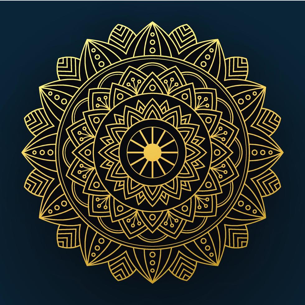 Luxury mandala background, elegant mandala decorative background, Luxury Mandala Islamic Background with Arabesque Pattern in oriental style vector