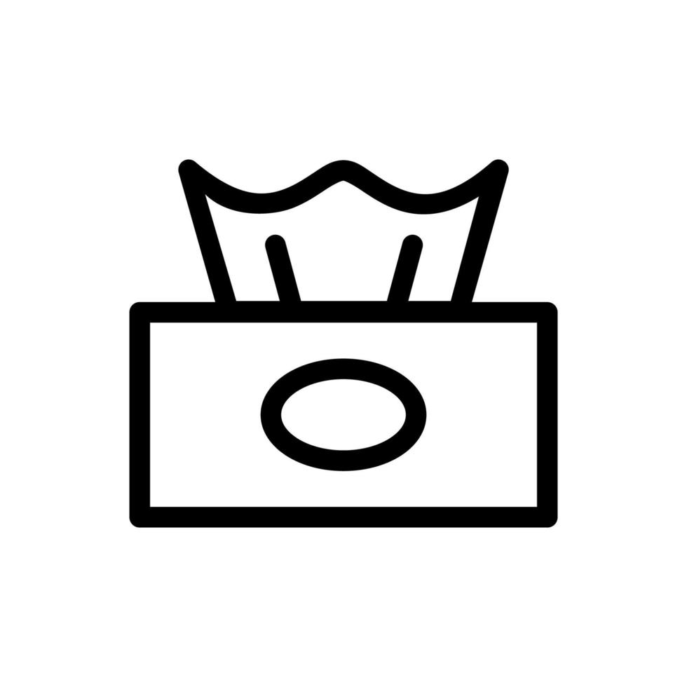 tissue box icon, vector illustration