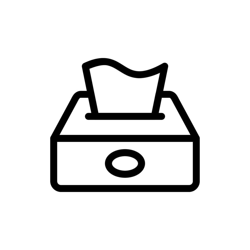 tissue box icon, vector illustration