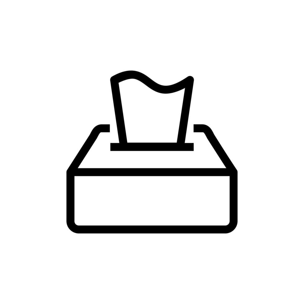 tissue box icon, vector illustration