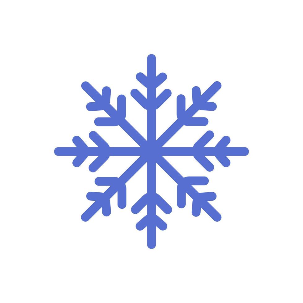 snowflake winter set of blue isolated icon silhouette on white background vector illustration.