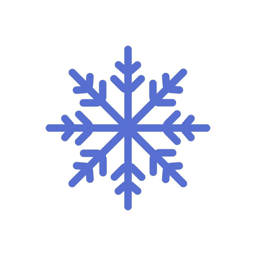 snowflake winter set of blue isolated icon silhouette on white background vector illustration.