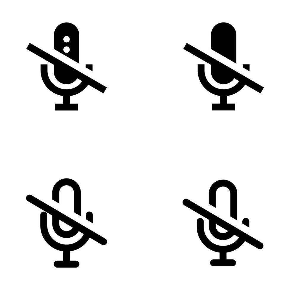 Microphone vector icon, Web design icon. Voice vector icon, Record. Microphone - recording Studio Symbol. Retro microphone icon