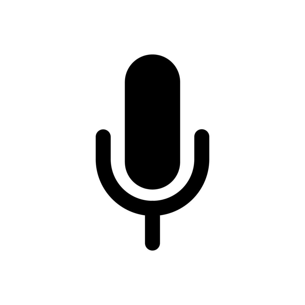 Microphone vector icon, Web design icon. Voice vector icon, Record. Microphone - recording Studio Symbol. Retro microphone icon