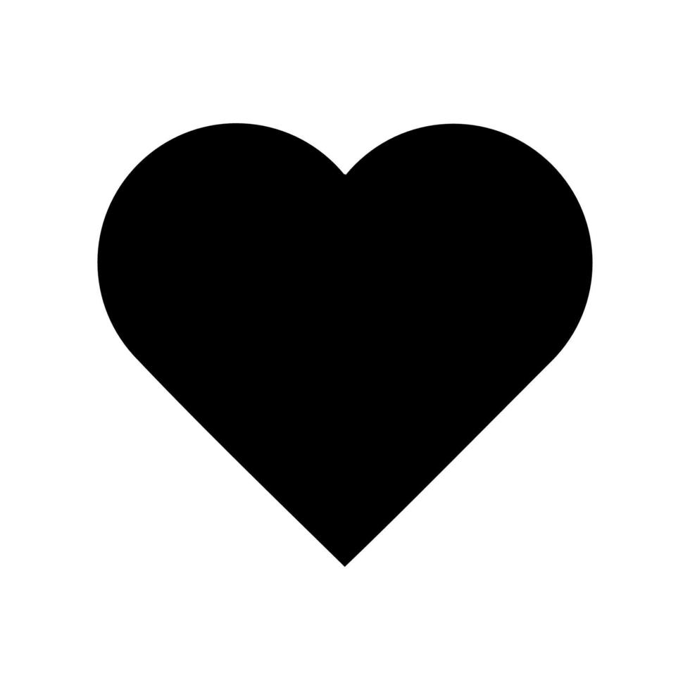 Collection of Heart icon, Symbol of Love Icon flat style modern design Isolated on Blank Background. Vector illustration.