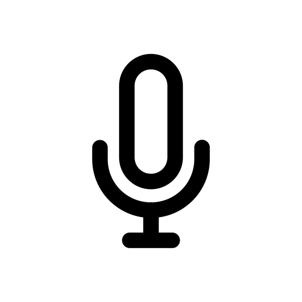Microphone vector icon, Web design icon. Voice vector icon, Record. Microphone - recording Studio Symbol. Retro microphone icon