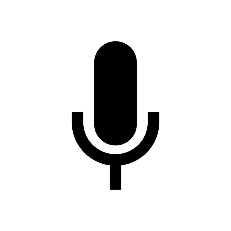 Microphone vector icon, Web design icon. Voice vector icon, Record. Microphone - recording Studio Symbol. Retro microphone icon