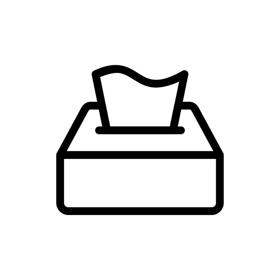 tissue box icon, vector illustration